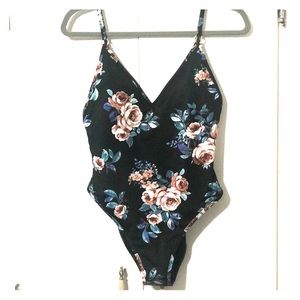 Floral One piece swimsuit